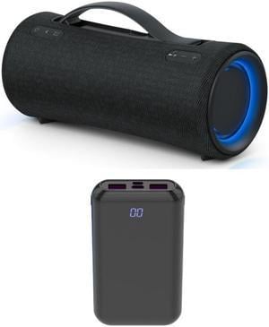 Sony SRSXG300 XSeries Wireless Portable Bluetooth Party Speaker Black Bundle