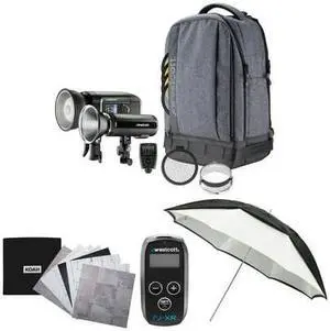 Westcott FJ Wireless 2-Light Portable Portrait Flash Kit with Trigger Bundle