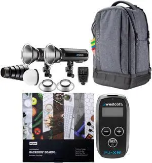Westcott FJ200 Strobe 2-Light Backpack Kit with FJ-X3 S Wireless Trigger Bundle