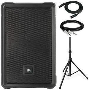 JBL IRX108BT Powered 8-Inch Portable Bluetooth Speaker Bundle with Accessory