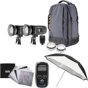 Westcott FJ400 Strobe 2-Light Backpack Kit and FJ-X3M Wireless Trigger Bundle