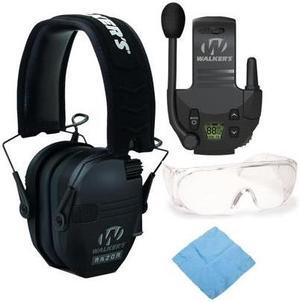 Walker's Razor Slim Electronic Muff (Black) Bundle