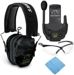 Walkers Razor Slim Electronic Muff (MultiCam Camo Gray) Bundle
