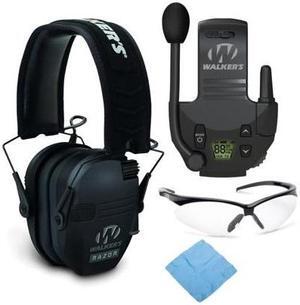 Walker's Razor Slim Electronic Muff (Black) Bundle