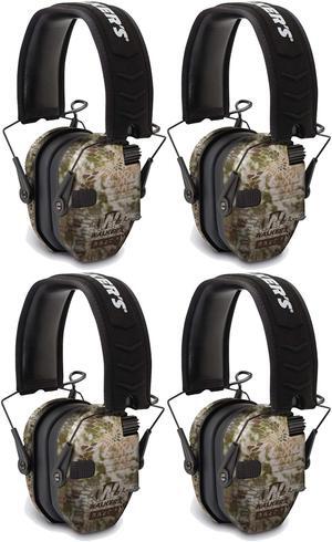 Walker's Razor Slim Electronic Shooting Muffs 4-Pack, Kryptek Camo