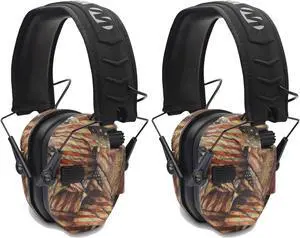 Walker's Razor Slim Electronic Shooting Muffs 2-Pack (USA 2nd Amendment)