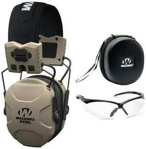 Walker's XCEL 100 Digital Electronic Muff Glasses and Case Kit