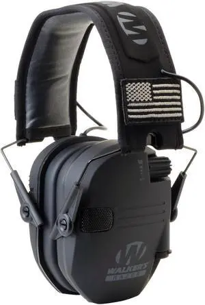 Walker's Razor Slim Electronic Muff (Black Patriot Version)