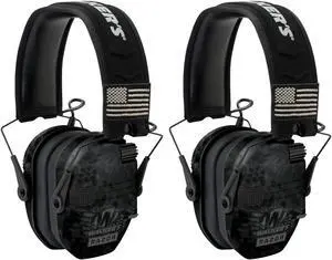 Walker's Razor Slim Electronic Shooting Muffs Patriot Series (Camo) (2-Pack)