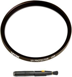 Tiffen 77mm UV Protector Lens Filter w/ Focus Lens Cleaning Brush