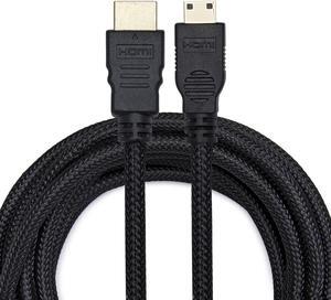Knox Gear Nylon-Braided 4K Mini-HDMI to HDMI Cable (15 Feet)