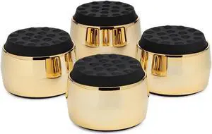 Knox Gear Subwoofer Isolation Feet (4-pack, Black/Gold)