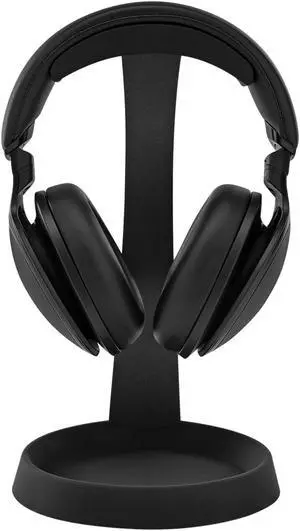 Knox Gear Aluminum Headphone Stand for Desk with Solid Base Mount (Black)