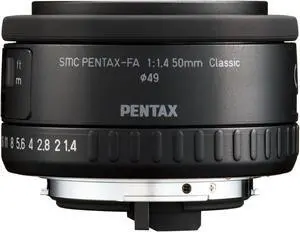 PENTAX-FA 50mm F1.4 Large Aperture SP Coated Classic Lens (Black Matte Finish)