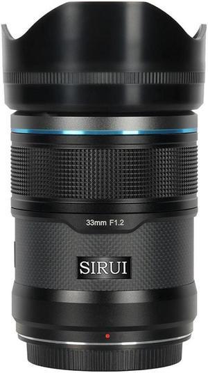 Sirui Sniper Series 33mm F1.2 APSC Auto-Focus Lens  (E Mount, Black, Carbon Fiber)