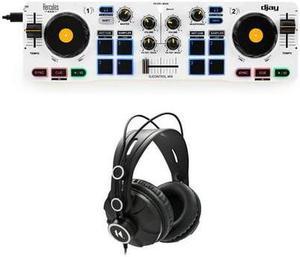 Hercules DJControl Mix 2-Channel Bluetooth Wireless DJ Controller Bundle