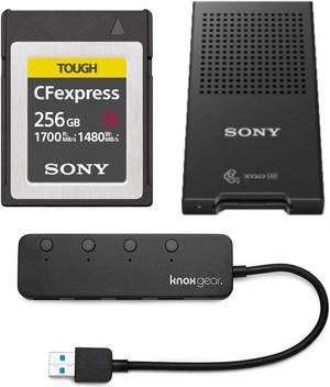 Sony 256GB TOUGH CEB-G Series CFexpress Type B Memory Card bundle