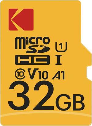 Kodak 32GB Class 10 UHS-I U1 microSDHC Card with Adapter