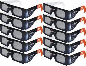Celestron EclipSmart Safe Filter Eclipse Glasses ISO 12312-2:2015 (E) (10-Pack)
