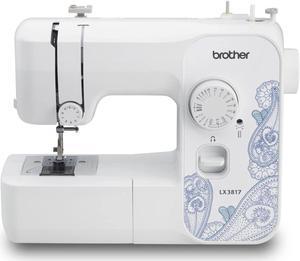 Brother RLX3817 17-Stitch Full-Size Sewing Machine (White, Renewed)