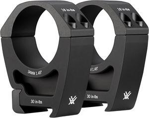 Vortex Pro Riflescope 34mm Picatinny/Weaver Compatible Aluminum Made Rings