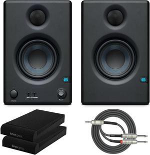 PreSonus Eris 3.5 BT Monitors Pair Bundle w/ Knox Isolation Pads & Kirlin Cable