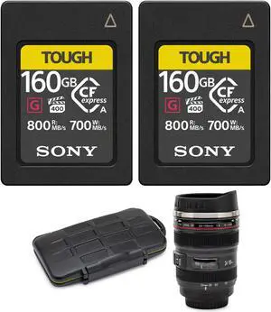 Sony 160GB CFexpress Type A Tough Series 2-Pack Bundle