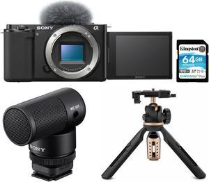 Sony Alpha ZVE10 APSC Interchangeable Lens Mirrorless Vlog Camera Bundle