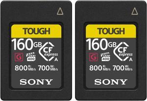 Sony CFexpress Type A 160GB Memory Card (2-Pack) Bundle