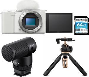 Sony Alpha ZVE10 APSC Interchangeable Lens Mirrorless Vlog Camera Bundle