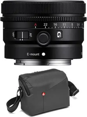 Sony SEL50F25G FE 50mm f/2.5 G Full-Frame Ultra-Compact G Lens Bundle with Bag