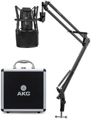 AKG P220 High-Performance Condenser Microphone Bundle with Accessory