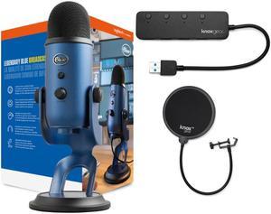 Blue Microphones Yeti USB Microphone (Midnight Blue) Bundle