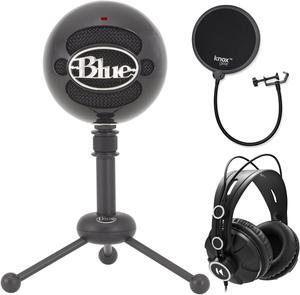 Blue Microphones Snowball Plug & Play USB Microphone (Black) and Accessory Kit