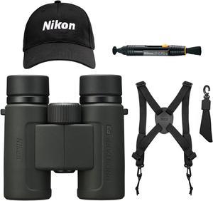 Nikon Prostaff P3 10x30 Binoculars with Cleaning Kit, Strap and Hat