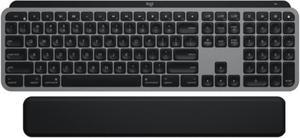 Logitech MX Keys Advanced Illuminated Wireless Keyboard for Mac + MX Palm Rest
