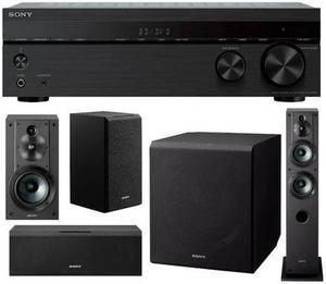 Sony STRDH590 52ch Home Theater AV Receiver with Speaker and Subwoofer Bundle