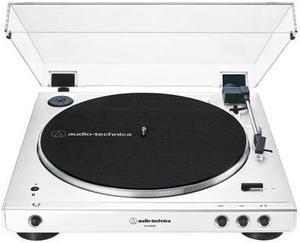 Audio-Technica AT-LP60XBT-WW Bluetooth Fully Automatic Stereo Turntable (White)