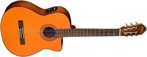 Washburn C5CE Classical Cutaway 6-String Acoustic Guitar (Right Hand, Natural)
