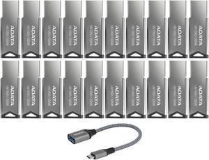 ADATA 32GB Metal USB 3.2 Flash Drive  - AUV350 (20-pack)