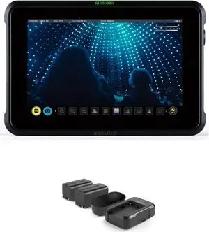 Atomos Shinobi 7-Inch 4K HDMI HDR Photo and Video Monitor Bundle with Power Kit