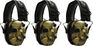 Walker's Razor Slim Electronic Shooting Muffs 3-Pack (Multi Cam Camo Tan)