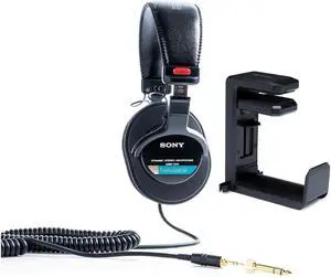 Sony MDR7506 Folding Closed Ear Headphones with Knox Gear Headphone Mount