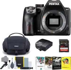 Pentax KF DSLR Camera Body (Black) Bundle with O-GPS2 GPS Unit