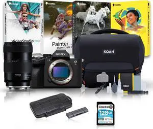 Sony Alpha 7 Mark IV Full-frame Mirrorless Interchangeable Lens Camera with AFA068S700 17-50mm Lens