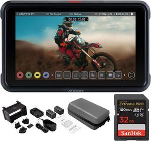 Atomos Ninja V 5-Inch HDR Daylight Viewable Portable Monitor/Recorder Bundle