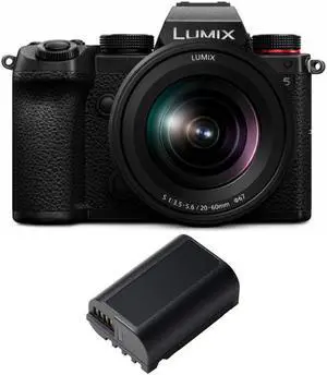 Panasonic LUMIX S5 4K Mirrorless Full-Frame Camera with 20-60mm Lens Bundle