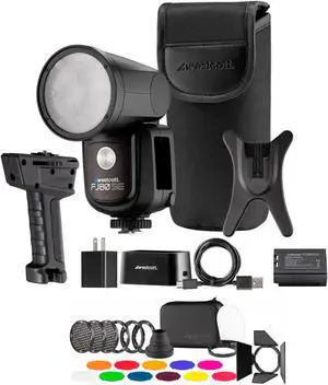 Westcott FJ80-SE S 80Ws Speedlight for Sony Cameras with Handheld Mount, Extra Battery, Creative Pack