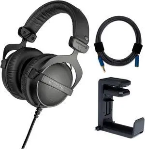 Beyerdynamic DT 770 PRO 32 Ohm Over-Ear Studio Headphone Bundle