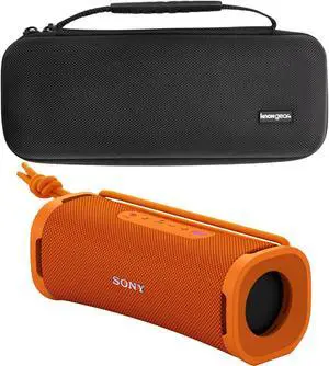Sony ULT FIELD series Speaker - SRSULT10/B (Orange) with Hardshell Travel & Protective Case bundle